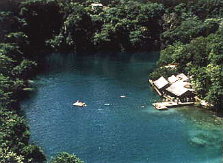 Blue Lagoon in Port Antonio Jamaica