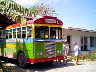 Margueritaville Bus at Mariner's Inn in Negril Jamaica