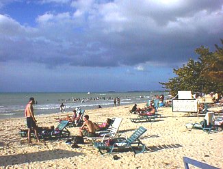 New Years Beach at Risky Business in Negril Jamaica