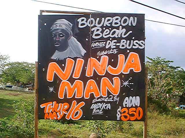 Ninja Man at Bourbon Beach