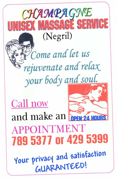 Champagne's Unisex Massage Service