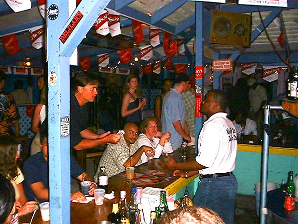 Alfred's during Spring Break 2001