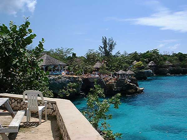 View of the cove from Pirate's Cave