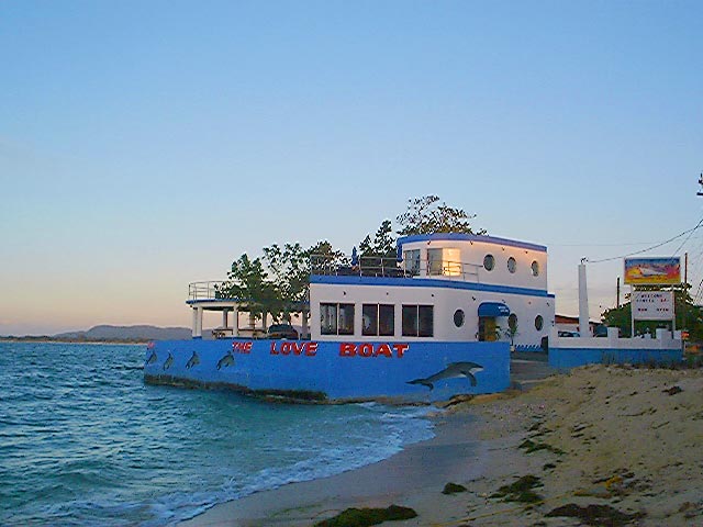 The Love Boat at Sunset