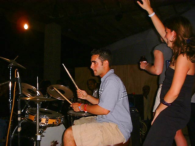 John on the Drums