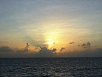 Sunday's Sunset of the Week from the Lighthouse Village on the cliffs in Negril Jamaica