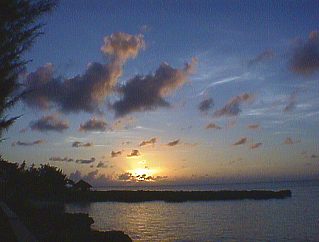 Sunset at R Bar in Negril Jamaica