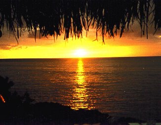 A Heart Beat Sunset in Negril, Jamaica