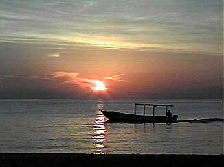 Sunset at Errol's in Negril Jamaica