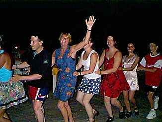 Flicka from Cornwall at the Mariner's Inn Sunset Show in Negril Jamaica