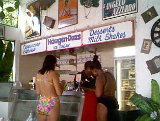Ice Cream at Legends in Negril, Jamaica