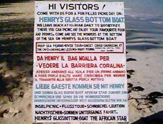 Henry's Glass Bottom Boat in Negril Jamaica