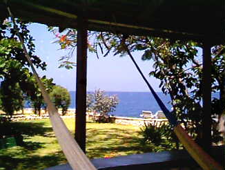 Hammocks at Catcha Falling Star in Negril, Jamaica