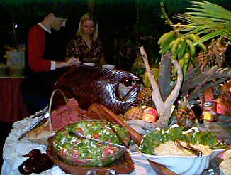 Negril Cabins Dining Buffet