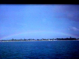 Rainbow at Bloody Bay in Negril, Jamaica