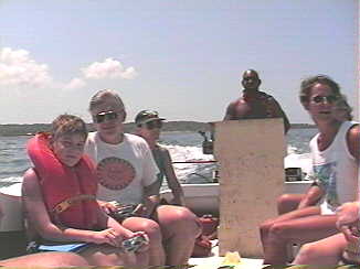 Rich and Son in Negril, Jamaica