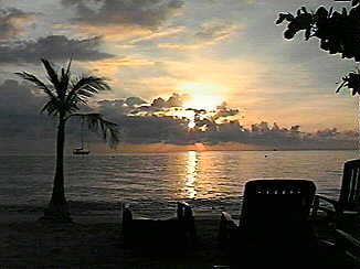 Sunset at Firefly in Negril Jamaica