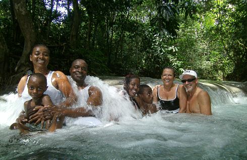 YS Falls in Negril Jamaica