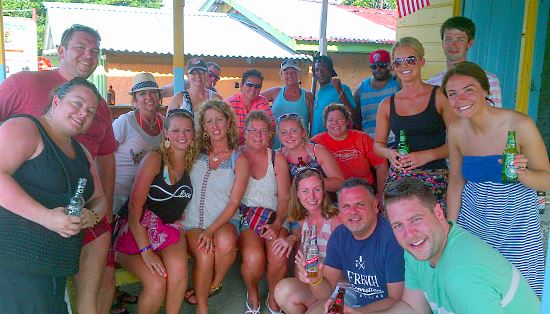 Party at Sea Breeze in Negril Jamaica