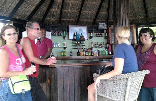 The Bar at Swordfish in Negril Jamaica