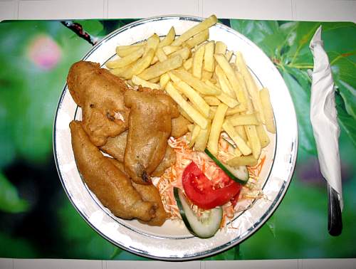 Fish & Chips at Swordfish Restaurant Negril Jamaica